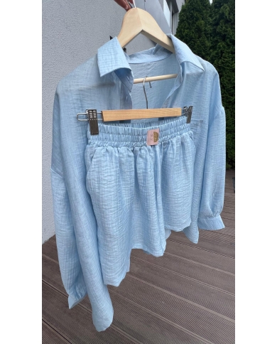 SAINT-TROPEZ Tensel/Viskoos Set Lühikeste Pükstega