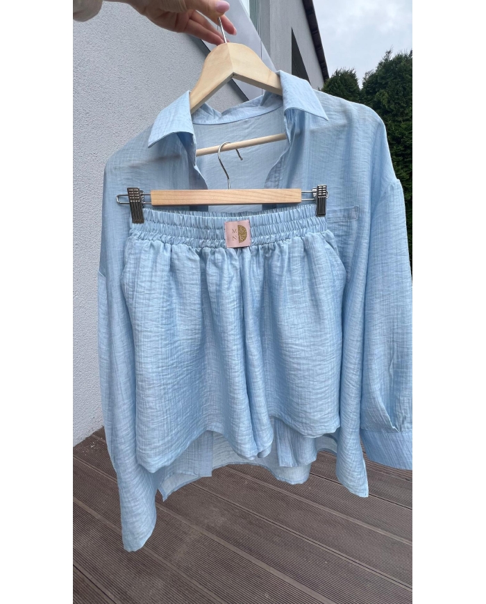 SAINT-TROPEZ Tensel/Viskoos Set Lühikeste Pükstega