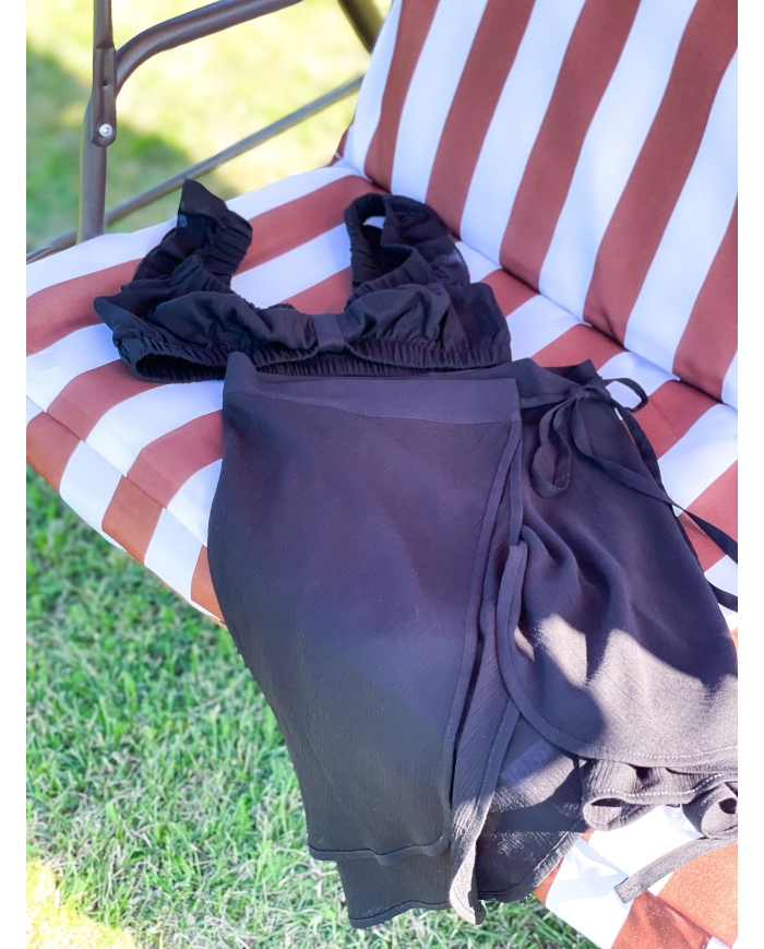 WHISPER OF THE NIGHT Viskoosist Set Top/Seelik