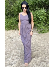 LOLA MAXI Linen Dress