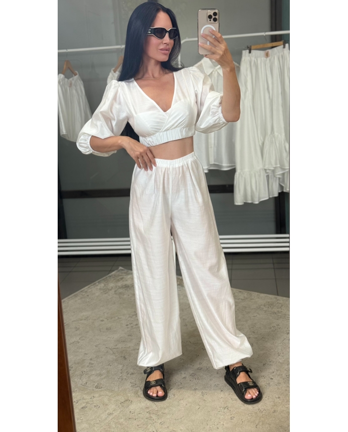 Брюки балоны полупрозрачные (без подклада)