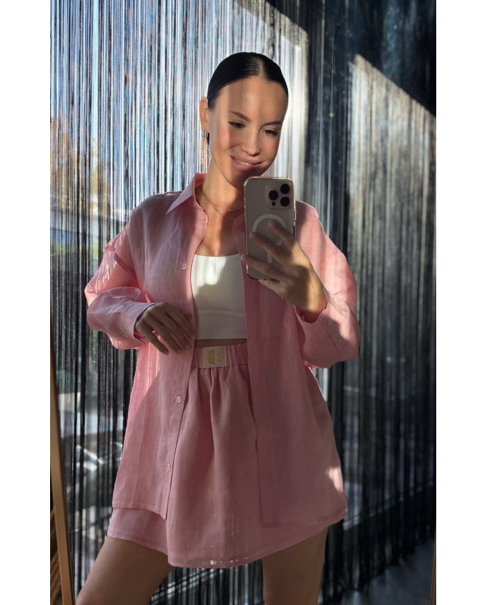 Юбка мини с воланом + рубашка Xs