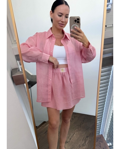 Юбка мини с воланом + рубашка Xs