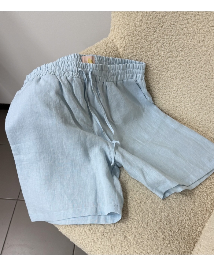 Meeste linased lühikesed püksid