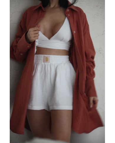 ROUGE KISS Elongated Shirt