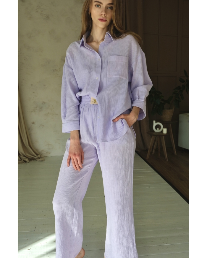 VIOLA CHARM Särk 3/4 varrukad + Püksid