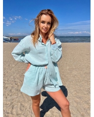 MINT MOJITO Musliinist Set Lühikeste Pükstega