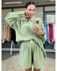 JADE Särk Musliinist Set Lühikeste Pükstega