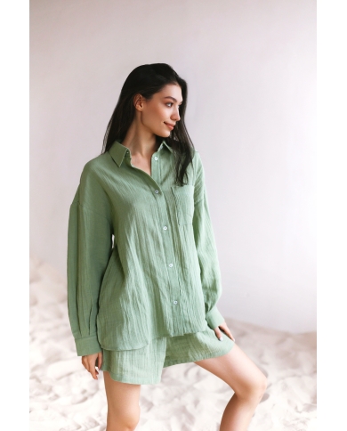 JADE Särk Musliinist Set Lühikeste Pükstega